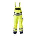 LAHTI PRO Spodnie ogrodniczki ostrzegawcze letnie żółte PREMIUM  rozmiar L /L4110703/