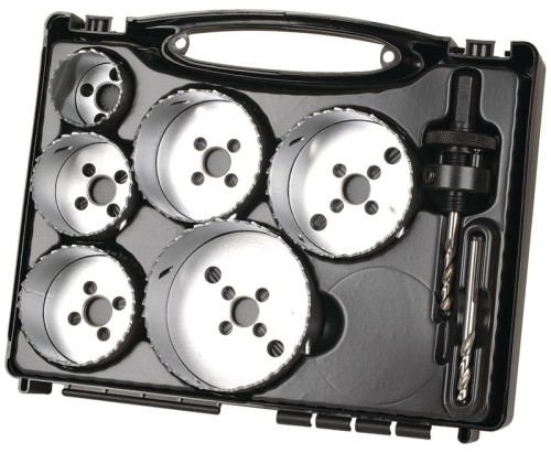 WOLFCRAFT Zestaw 6 otwornic BiM śr. 40; 54; 65; 68; 74; 86mm 5423000