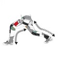 LAHTI PRO Spodnie robocze do pasa Slim Fit ze STRETCH-em rozmiar M /L4050902/