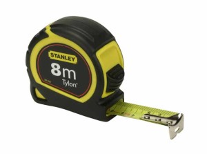 STANLEY Miara Tylon 8m/25mm obudowa z tworzywa  30-657