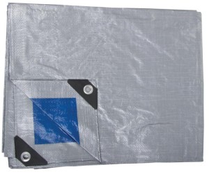 PROLINE Plandeka wytrzymała 110g/m2, 4x5m 46445