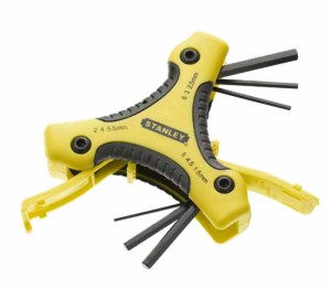 STANLEY Zestaw kluczy sześciokątnych - 9szt. (1,5-6 mm)  95-935