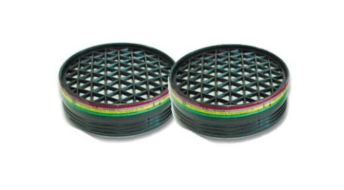 LAHTI PRO Pochłaniacze UNO NEW do półmasek EUROMASK - A1, B1, E1, K1, ABEK, kpl 2szt /46058/