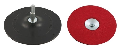 PROLINE Dysk gumowy 125mm z trzpieniem z rzepem 27035