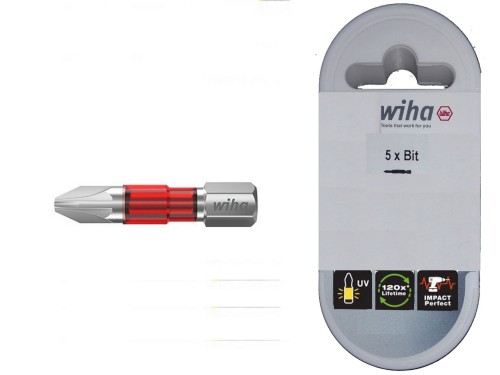 WIHA Zestaw 5szt bitów w pudełku TY 29 mm PZ1