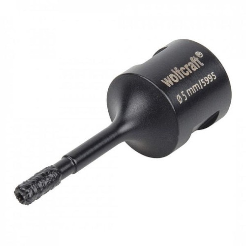 WOLFCRAFT Otwornica diamentowa śr. 5mm CERAMIC do szlifierki kątowej 5995000