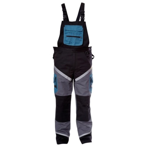 LAHTI PRO Ogrodniczki ochronne z pasami odblaskowymi rozmiar XXXL /L4060206/