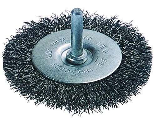 WOLFCRAFT Szczotka drut.tarczowa trzpień 6mm  śr. 75x10mm 2100000