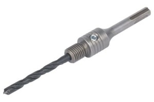 WOLFCRAFT Trzpień mocujący SDS+  z wiertłem centrującym dla wkładów do otwornic uniwersalnych gwint 1/2" 5955000