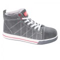 LAHTI PRO Trzewiki buty robocze zamszowe szaro-czerwone rozmiar 41 /L3010841/