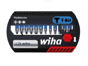 WIHA Zestaw 13 cz. bitów T-BIT PH PZ TORX