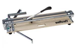 WOLFCRAFT Maszynka do cięcia płytek TC710 PW, podstawa z drewna 5553000